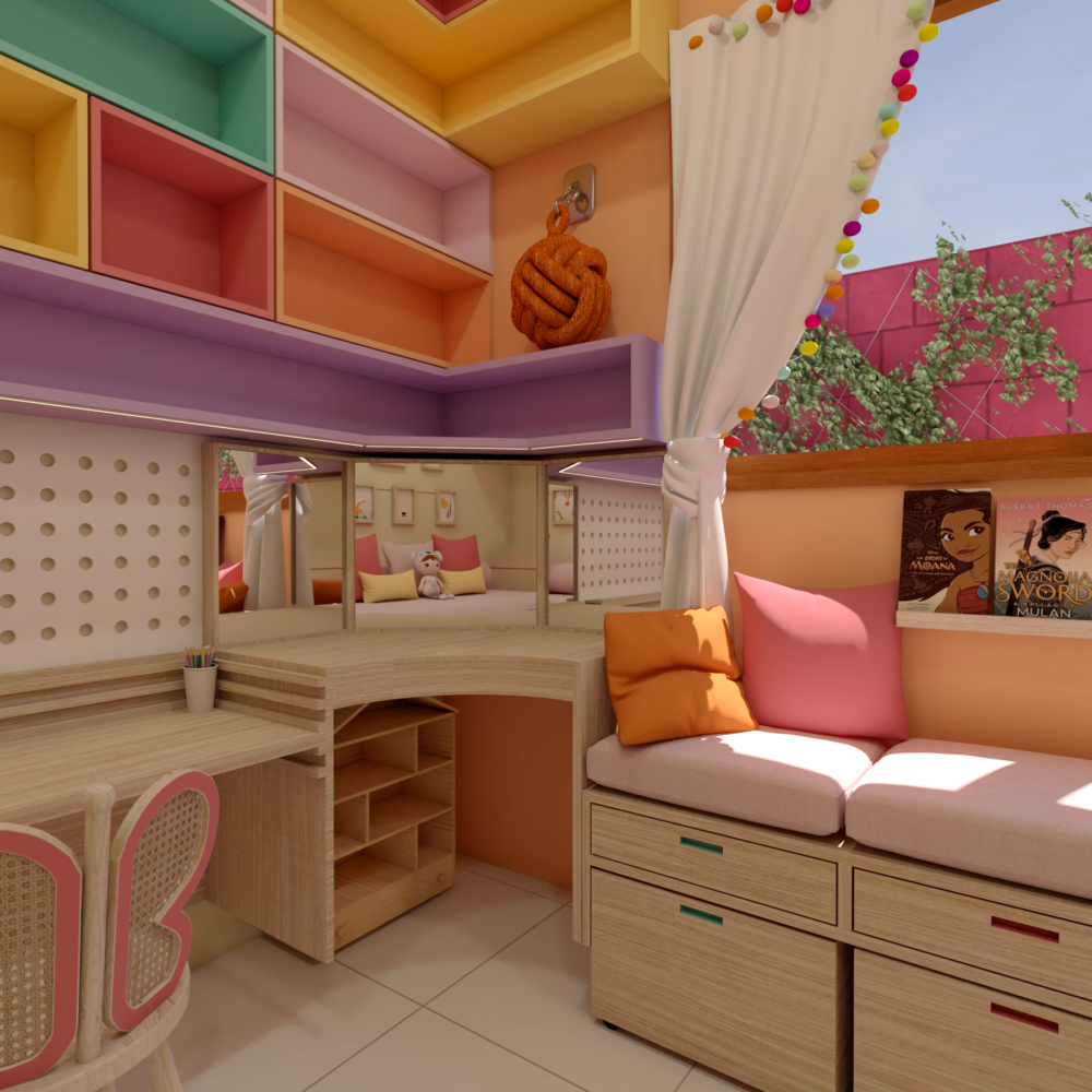 Um quarto que cresce junto